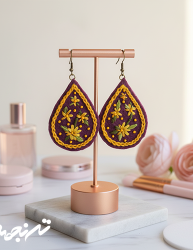 گوشواره های نمدی طرح همتا