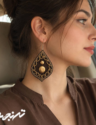گوشواره نمدی منجوق دوزی شده